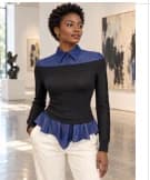 03: V-neck everyday knit